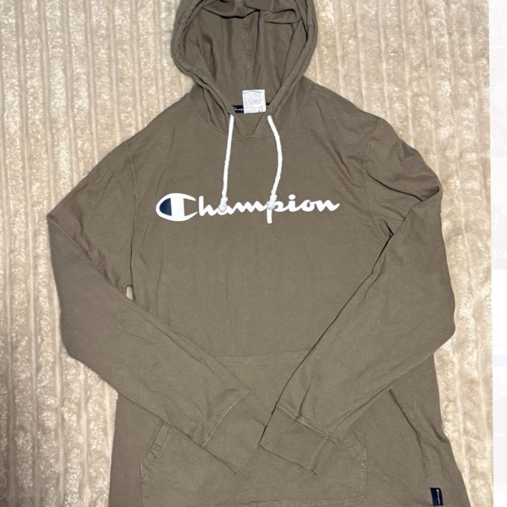 Champion Hoodie with White Logo